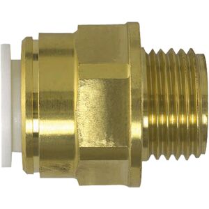 John Guest Speedfit Brass Coupler 15mm X 1/2 John Guest Speedfit Brass Coupler 15mm X 1/2
