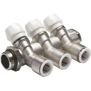 John Guest Speedfit - Brass Manifold 15mm x 3/4' 3 Port John Guest Speedfit - Brass Manifold 15mm x 3/4' 3 Port