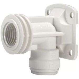 John Guest Speedfit Plastic Back Plate Elbow 15 X 1/2" John Guest Speedfit Plastic Back Plate Elbow 15 X 1/2"