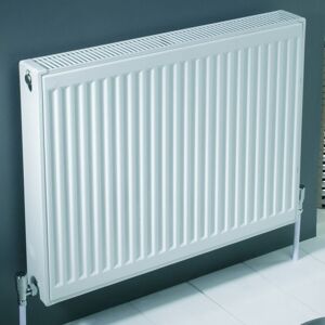 Kartell K-RAD Kompact Type 21 White 600mm x 400mm Double Panel with Single Convector Horizontal Radiator - P604K Kartell K-RAD Kompact Type 21 White 600mm x 400mm Double Panel with Single Convector Horizontal Radiator - P604K