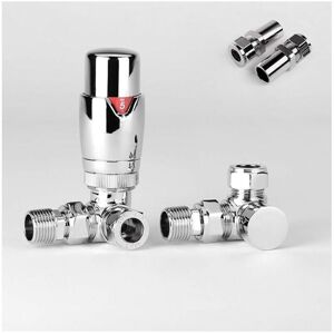 MANISSA Kiev Corner Designer Thermostatic Radiator Valve trv with Sofia Lockshield with 15mm to 8mm Pipe Reducer MANISSA Kiev Corner Designer Thermostatic Radiator Valve trv with Sofia Lockshield with 15mm to 8mm Pipe Reducer