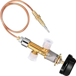 TLILY Low Pressure Gas LPG Fireplace Failure Safety Control Valve Kit Heater Thermocouple Replacement 5/8-18UNF TLILY Low Pressure Gas LPG Fireplace Failure Safety Control Valve Kit Heater Thermocouple Replacement 5/8-18UNF