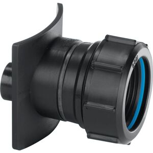 Mcalpine - BOSS82TCAST-BL Black Mechanical Two Piece Cast Iron Soil Pipe Boss Connector to suit 22mm drill size Mcalpine - BOSS82TCAST-BL Black Mechanical Two Piece Cast Iron Soil Pipe Boss Connector to suit 22mm drill size