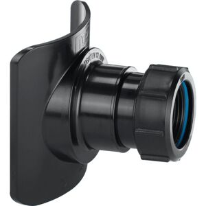 Mcalpine - BOSSCONN82T-BL Black Mechanical Soil Pipe Boss Connector Mcalpine - BOSSCONN82T-BL Black Mechanical Soil Pipe Boss Connector