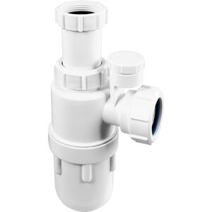 Mcalpine - C10AV-SV 75mm Water Seal Anti-Syphon (Silentrap) Adjustable Inlet Bottle Trap with Silicone Non-Return Valve and Multifit Outlet Mcalpine - C10AV-SV 75mm Water Seal Anti-Syphon (Silentrap) Adjustable Inlet Bottle Trap with Silicone Non-Return Valve and Multifit Outlet
