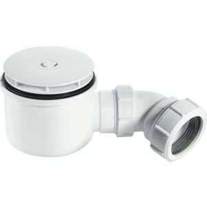 McAlpine ST90WH10-HP 90mm x 50mm Water Seal Shower Trap with 2" Universal Outlet High-Flow High-Performance Trap with removable 110mm Flange. McAlpine ST90WH10-HP 90mm x 50mm Water Seal Shower Trap with 2" Universal Outlet High-Flow High-Performance Trap with removable 110mm Flange.