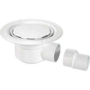 McAlpine TSG50WH-NSC 50mm Water Seal Trapped Gully, Clamp Ring and Cover Plate, 2" Horizontal Outlet and 2" x 1½" Socket Reducer McAlpine TSG50WH-NSC 50mm Water Seal Trapped Gully, Clamp Ring and Cover Plate, 2" Horizontal Outlet and 2" x 1½" Socket Reducer
