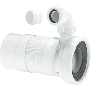 McAlpine F23PV 97-107mm inlet 110mm outlet Straight WC Connector McAlpine F23PV 97-107mm inlet 110mm outlet Straight WC Connector