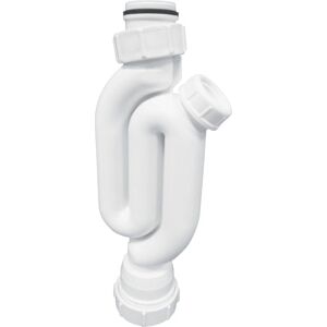Mcalpine - Y10 75mm Water Seal Straight Through Trap with Multifit Outlet and Two Cleaning Eyes Mcalpine - Y10 75mm Water Seal Straight Through Trap with Multifit Outlet and Two Cleaning Eyes