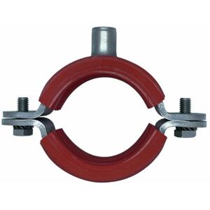 Graphskill - Munsen Bossed Pipe Clip for 40 nb Pipe (49 mm Pipe od) T316 Marine Grade Stainless Steel With Fire Retardant Rubber Graphskill - Munsen Bossed Pipe Clip for 40 nb Pipe (49 mm Pipe od) T316 Marine Grade Stainless Steel With Fire Retardant Rubber