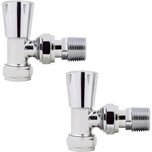 NRG - 15mm Chrome Angled Manual Valve Towel Rail Designer Radiator Valves Central Heating Taps NRG - 15mm Chrome Angled Manual Valve Towel Rail Designer Radiator Valves Central Heating Taps