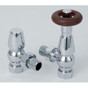 MANISSA Oxford Traditional Chrome Angled Thermostatic trv Radiator Valve 1/2 - 15mm central heating Column, panel, flat tube, designer rads MANISSA Oxford Traditional Chrome Angled Thermostatic trv Radiator Valve 1/2 - 15mm central heating Column, panel, flat tube, designer rads