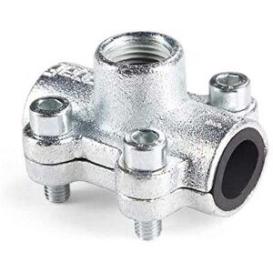 Gebo - Pipe Saddle Clamp 2 1/2' x 1' With Threaded Boss Adaptor Gebo - Pipe Saddle Clamp 2 1/2' x 1' With Threaded Boss Adaptor