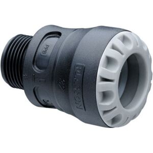 Plasson Pushfit Male Adaptor 32mm x 1" BSPT - 1002 Pack of 32 Plasson Pushfit Male Adaptor 32mm x 1" BSPT - 1002 Pack of 32