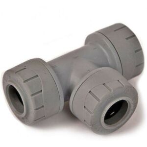 PolyPlumb PB215 15mm Equal Tee - 10 Pack - Polypipe PolyPlumb PB215 15mm Equal Tee - 10 Pack - Polypipe