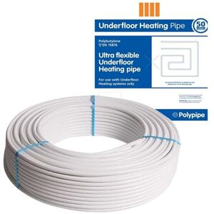 Polypipe - UFH10012B Barrier Ultra Flexible Underfloor Heating Pipe 100m x 12mm Polypipe - UFH10012B Barrier Ultra Flexible Underfloor Heating Pipe 100m x 12mm