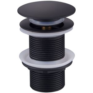 IKODM Pop Up Waste Plug, Pop Up Waste Plug Without Overflow, Universal Pop Up Sink Waste Plug, Sink Waste Plug, Sink Waste Plug, Black Drain Plug for Sink IKODM Pop Up Waste Plug, Pop Up Waste Plug Without Overflow, Universal Pop Up Sink Waste Plug, Sink Waste Plug, Sink Waste Plug, Black Drain Plug for Sink