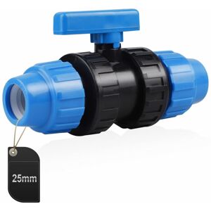 BEIJIYI PP Water Pipe Connector, PE Pipe Clamp Connector, 25mm (Blue) BEIJIYI PP Water Pipe Connector, PE Pipe Clamp Connector, 25mm (Blue)