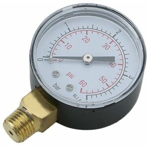 DHKLFA Practical Mini Pool Spa Filter Water Pressure Gauge 0-60 Psi 0-4 Bar TS-50 DHKLFA Practical Mini Pool Spa Filter Water Pressure Gauge 0-60 Psi 0-4 Bar TS-50