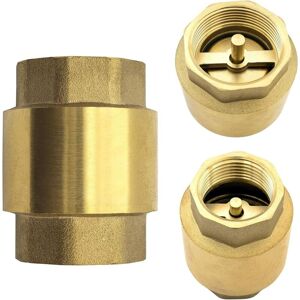 Memkey - Premium brass water check valve to prevent water backflow for pump, well, washing machine, garden, rain tank, barrel Memkey - Premium brass water check valve to prevent water backflow for pump, well, washing machine, garden, rain tank, barrel