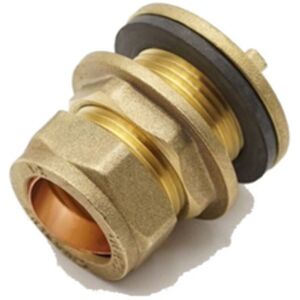 PRIMA PLUS PrimaPlus 22mm Brass Compression Tank Connector - WRAS Approved PRIMA PLUS PrimaPlus 22mm Brass Compression Tank Connector - WRAS Approved