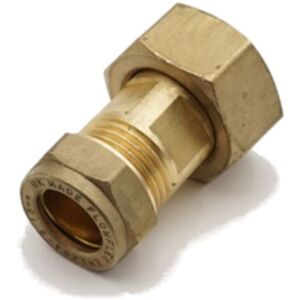 PRIMA PLUS PrimaPlus Brass Compression Straight Tap Connectors 15mm x 3/4" PRIMA PLUS PrimaPlus Brass Compression Straight Tap Connectors 15mm x 3/4"
