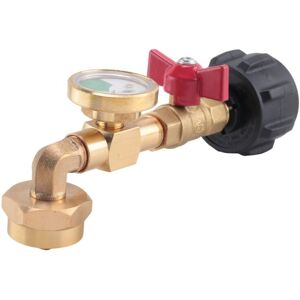 TLILY Propane Refill Adapter with Valve and Gauge, Fill 1 Lb Bottles From 20 Tank, 90-Degree Elbow Design, Easy To Use TLILY Propane Refill Adapter with Valve and Gauge, Fill 1 Lb Bottles From 20 Tank, 90-Degree Elbow Design, Easy To Use