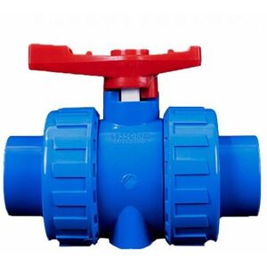 Memkey - pvc ball valve, 2-way solvent weld (glue) and bsp (thread) for water supply pipe fitting, DN32 (40 mm) Memkey - pvc ball valve, 2-way solvent weld (glue) and bsp (thread) for water supply pipe fitting, DN32 (40 mm)