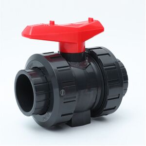 Tinor - pvc ball valve i 50mm i 1 1/2 for glue-on sleeves and fittings i Shut-off valve i pvc pipe connector i Ball valve for swimming pool and pond Tinor - pvc ball valve i 50mm i 1 1/2 for glue-on sleeves and fittings i Shut-off valve i pvc pipe connector i Ball valve for swimming pool and pond