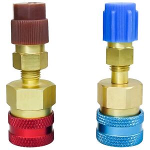 Sjqka - R1234YF Quick Coupler Kit R1234YF High/Low Side Quick Coupler R1234YF ac Charging Hose Adapter Fitting Connector for Car Air Conditioning ac Sjqka - R1234YF Quick Coupler Kit R1234YF High/Low Side Quick Coupler R1234YF ac Charging Hose Adapter Fitting Connector for Car Air Conditioning ac