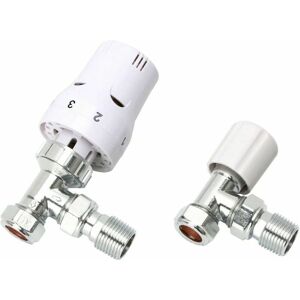 MCC DIRECT Radiator Valves Thermostatic Radiator Valves Angled or Angled Lockshield UK Valve 1/2" x 15mm Angled White MCC DIRECT Radiator Valves Thermostatic Radiator Valves Angled or Angled Lockshield UK Valve 1/2" x 15mm Angled White