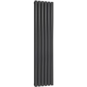 Reina - Neva Designer Radiator 1500mm h x 354mm w Double Anthracite Reina - Neva Designer Radiator 1500mm h x 354mm w Double Anthracite