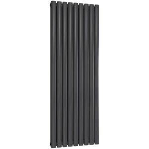 Reina Neva Designer Radiator 1500mm H x 531mm W Double Anthracite Reina Neva Designer Radiator 1500mm H x 531mm W Double Anthracite