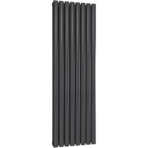 Reina - Neva Designer Radiator 1500mm h x 472mm w Double Anthracite Reina - Neva Designer Radiator 1500mm h x 472mm w Double Anthracite