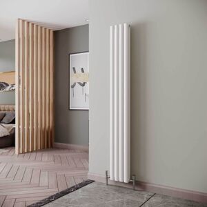 Reina - Neva Designer Radiator 1800mm h x 236mm w Double White Reina - Neva Designer Radiator 1800mm h x 236mm w Double White