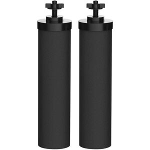 GOTRAYS Replacement Water Filter, 2 Activated Carbon Water Filters for Gravity Filtration, Outdoor Purification Elements Purifier GOTRAYS Replacement Water Filter, 2 Activated Carbon Water Filters for Gravity Filtration, Outdoor Purification Elements Purifier