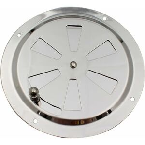 Alwaysh - Round Ventilation Grille, Adjustable Ventilation Opening Stainless Steel Ventilation Vent Air Inlet and Exhaust 125mm Alwaysh - Round Ventilation Grille, Adjustable Ventilation Opening Stainless Steel Ventilation Vent Air Inlet and Exhaust 125mm