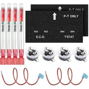 TLILY RV Water Heater Thermal Cutoff with ECO Thermostat Assembly Kit Replacement Part for 93866 91447 TLILY RV Water Heater Thermal Cutoff with ECO Thermostat Assembly Kit Replacement Part for 93866 91447