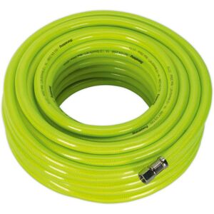 Sealey - AHFC20 High-Visibility Air Hose with 1/4''BSP Unions 20m x 8mm Sealey - AHFC20 High-Visibility Air Hose with 1/4''BSP Unions 20m x 8mm