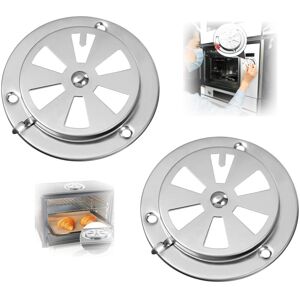 COOCHEER Set of 2 Stainless Steel Adjustable Vent Grille for Oven Thermostat, 95mm Adjustable Vents, Drying Oven Thermostat, Test Chamber, Oven Air Vents COOCHEER Set of 2 Stainless Steel Adjustable Vent Grille for Oven Thermostat, 95mm Adjustable Vents, Drying Oven Thermostat, Test Chamber, Oven Air Vents