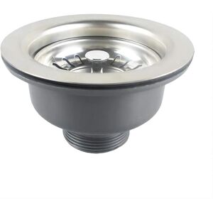 BEIJIYI Sink plug without overflow in stainless steel ø 110 mm 1½", stainless steel + ABS, plug + basket BEIJIYI Sink plug without overflow in stainless steel ø 110 mm 1½", stainless steel + ABS, plug + basket