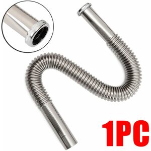 Soleil - Stainless Steel Flexible Siphon, Flexible Drain Pipe for Sink, Bathroom, Kitchen, Water Tube Soleil - Stainless Steel Flexible Siphon, Flexible Drain Pipe for Sink, Bathroom, Kitchen, Water Tube