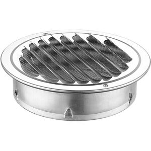Ikodm - Stainless Steel Round Ventilation Grille - Ventilation Grille - Air Outlet Cover - 100mm Ikodm - Stainless Steel Round Ventilation Grille - Ventilation Grille - Air Outlet Cover - 100mm