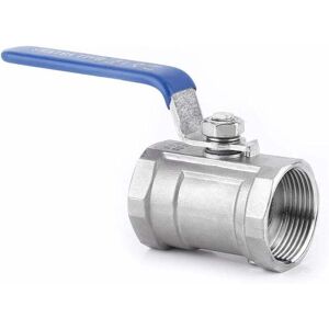 SNQ Stainless steel SS 304 BSP ball valve - With internal thread - Ball valve with lever handle - Manual on/off control - Reduced port, DN15 (1/2") SNQ Stainless steel SS 304 BSP ball valve - With internal thread - Ball valve with lever handle - Manual on/off control - Reduced port, DN15 (1/2")