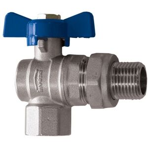 Invena Water Flow Rate Angled Ball Valve Butterfly Handle - Water System Invena Water Flow Rate Angled Ball Valve Butterfly Handle - Water System