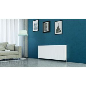 Kartell K-RAD Kompact Type 22 White 600mm x 2200mm Double Panel with Double Convector Horizontal Radiator - D622K Kartell K-RAD Kompact Type 22 White 600mm x 2200mm Double Panel with Double Convector Horizontal Radiator - D622K