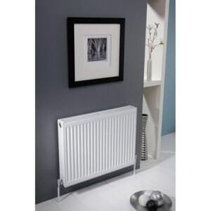 Kartell - k-rad Kompact Type 22 White 600mm x 3000mm Double Panel with Double Convector Horizontal Radiator - D630K Kartell - k-rad Kompact Type 22 White 600mm x 3000mm Double Panel with Double Convector Horizontal Radiator - D630K