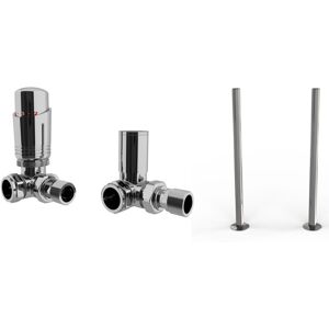 UK RADIATORS Talus Bold - Thermostatic Radiator Valve & Accessory Kit - Chrome Corner 15mm UK RADIATORS Talus Bold - Thermostatic Radiator Valve & Accessory Kit - Chrome Corner 15mm
