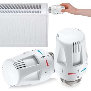 TEHTUY Thermostatic radiator head - Radiator valve - Radiator valve: 2 pieces - Thermostatic radiator head - Replacement head - Radiator thermostat M30 x TEHTUY Thermostatic radiator head - Radiator valve - Radiator valve: 2 pieces - Thermostatic radiator head - Replacement head - Radiator thermostat M30 x