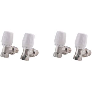 TLILY Thermostatic Radiator Valve 4 Pcs Series 15mm x 1/2 Inch Right Angle TRV for Home Office TLILY Thermostatic Radiator Valve 4 Pcs Series 15mm x 1/2 Inch Right Angle TRV for Home Office